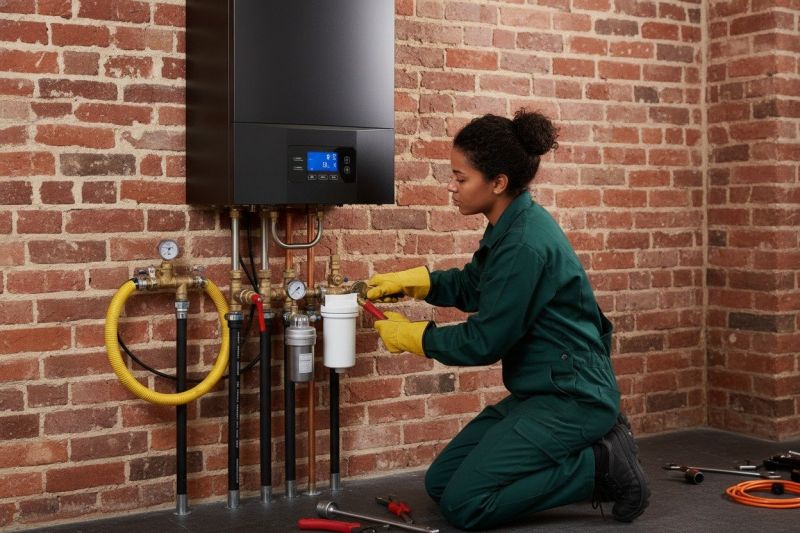 Wall Heating Installation